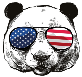 Picture of a Panda with Sunglasses