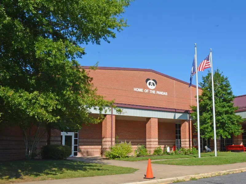 Signal Hill Elementary School building entrance